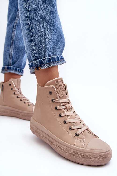 Dámska béžová veľká hviezda MM274022 Izolované tenisky