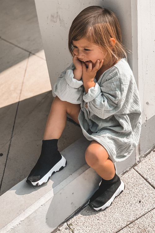 Black Callobe Detské mládežnícke športové topánky