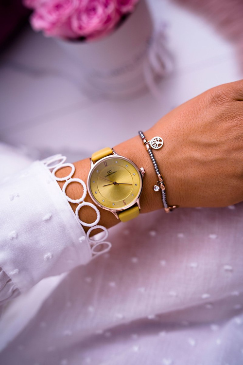 Dámské Hodinky Giorgio & Dario žluté Yenea