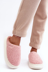 Ošetřené Pantofle Na Tlusté Podrážce Růžové Big Star MM274131