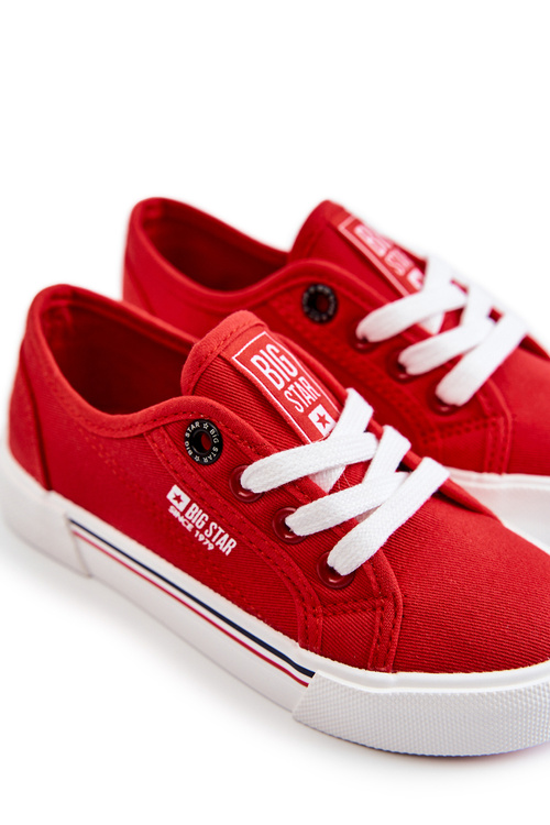 Baby Low tenisky veľká hviezda jj374172 červená