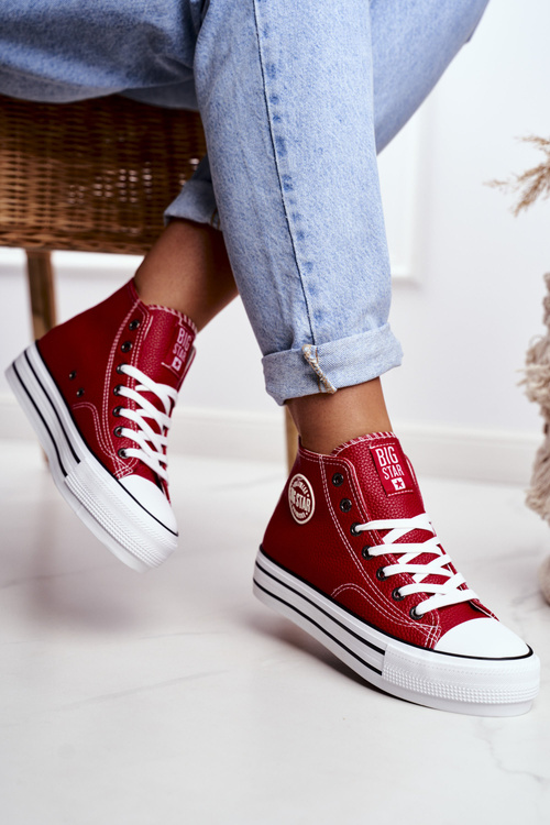 Dámska veľká hviezda Red GG274014 tenisky