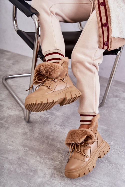 Izolované topánky tmavé béžové Charles