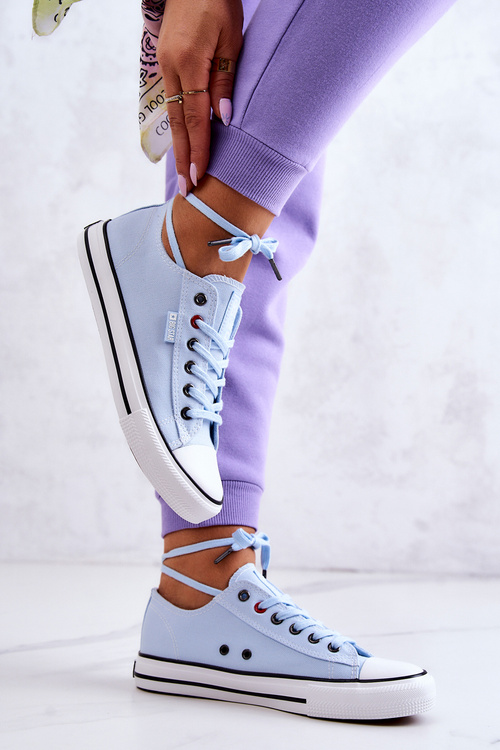 Dámské nízké tenisky Big Star JJ274A004 Modré