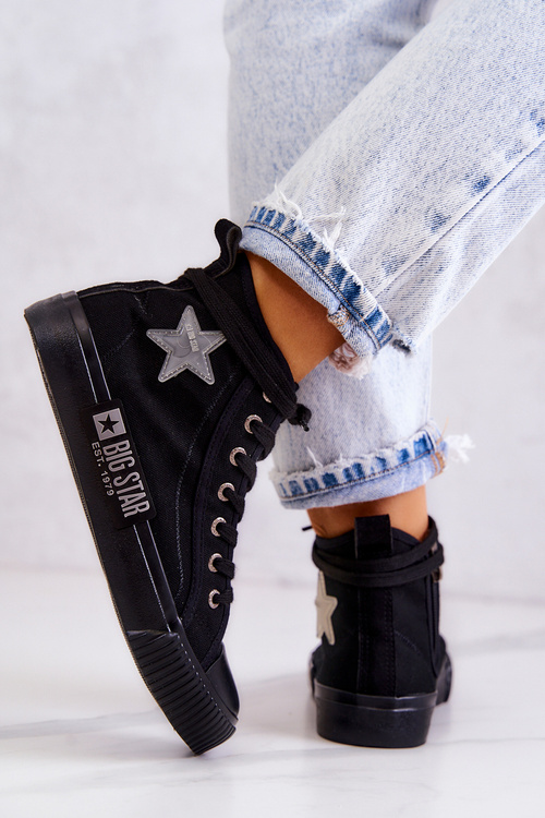Klasické vysoké tenisky Big Star JJ274380 černé