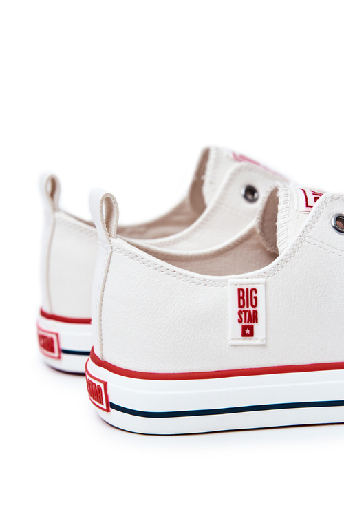 Pánské Kožené Tenisky BIG STAR JJ174069 Bílý