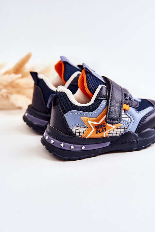Dětské lehké sportovní boty Navy Blue Mobby