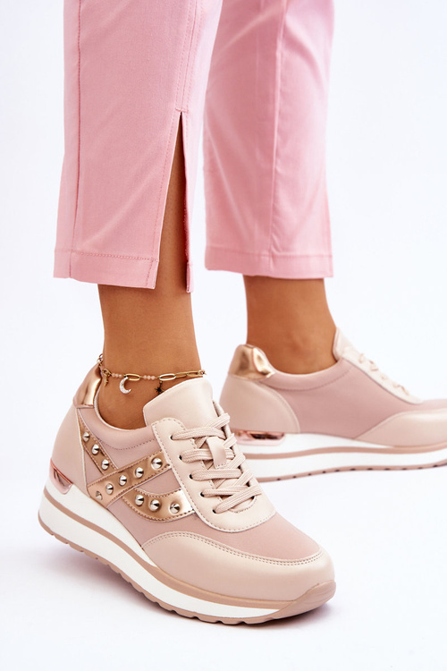 Sportovní Boty S Cvoky Nude Adley