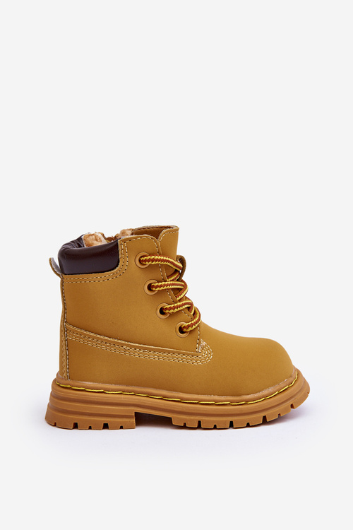 Dětské Trapery Botky Na Zip Camel Bansi