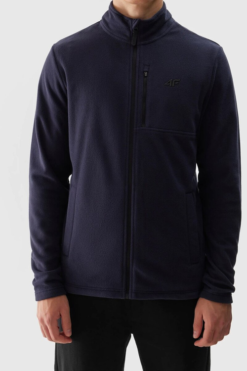 Polar 4F pánsky so stojacim límcom Regular 4FAW23TFLEM122-30S tmavomodrý