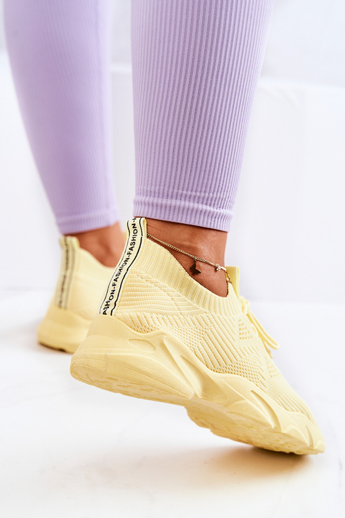 Tenisky tenisky žlté nolene