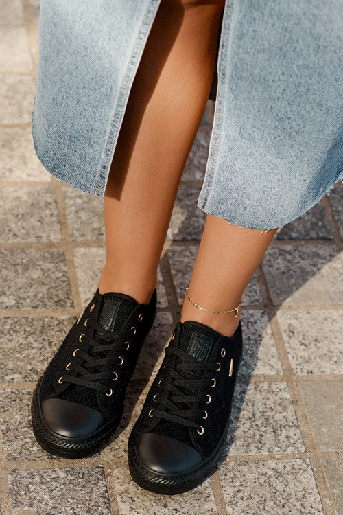 Dámské Textilní Tenisky Big Star RR274765 Černé