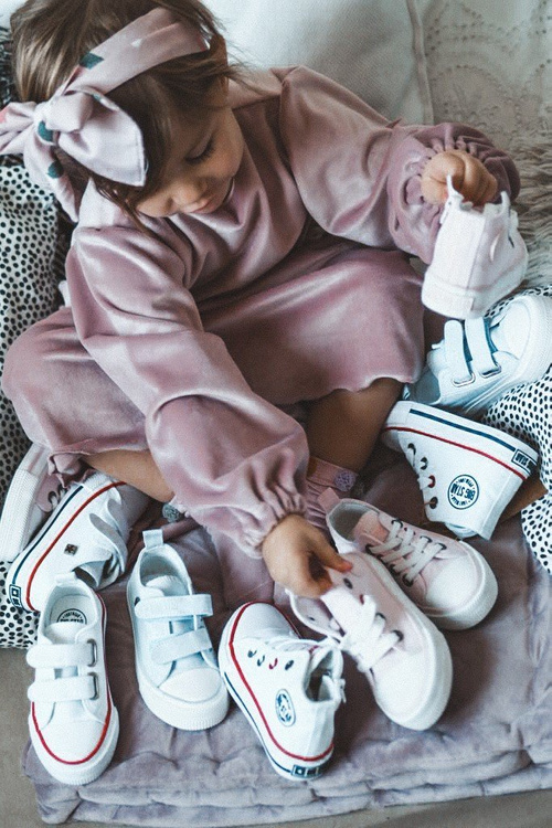 Dětské Tenisky Vysoké Se Zipem BIG STAR HH374187 Bílé