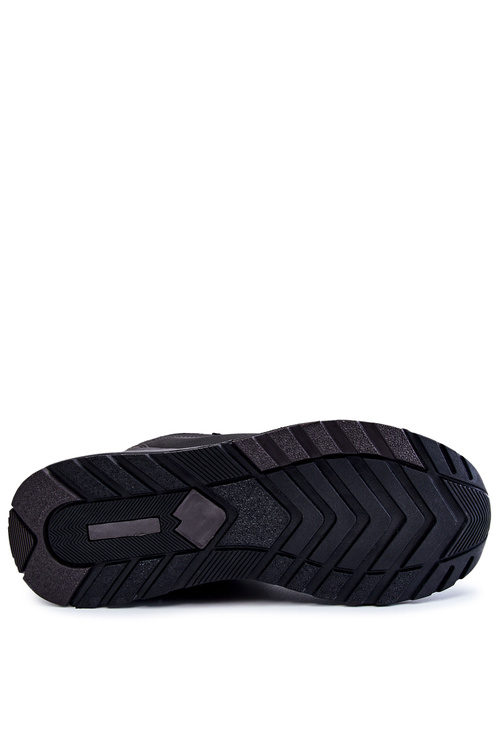 Pánské zateplené trekingové boty Cross Jeans KK1R4031C černe