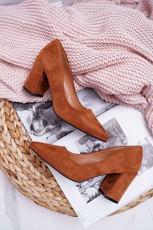 Dámské Lodičky Semišové Camel Femmini