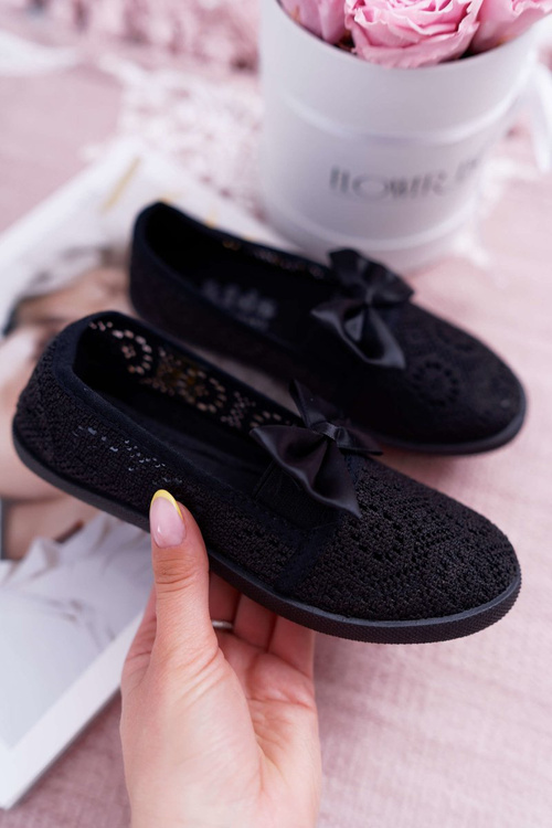 Dětská Tenisky Krajkové Černé Dudi