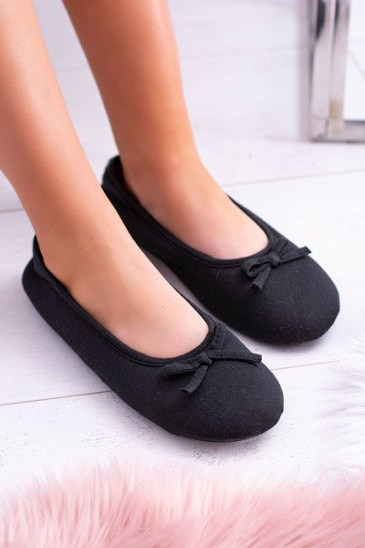 Dreex Cotton Women Black Ballerinas