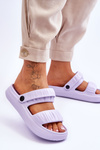 Sandály Foam Slide fialove Lirell 
