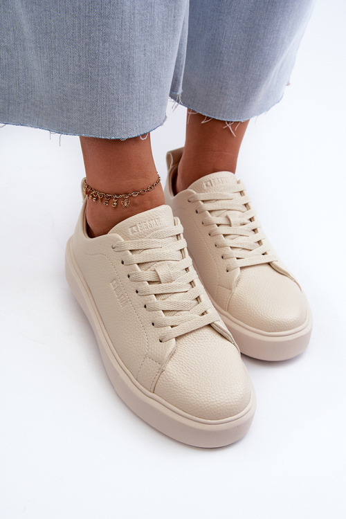 Lehké dámské tenisky Big Star NN274321 Memory Foam System Beige