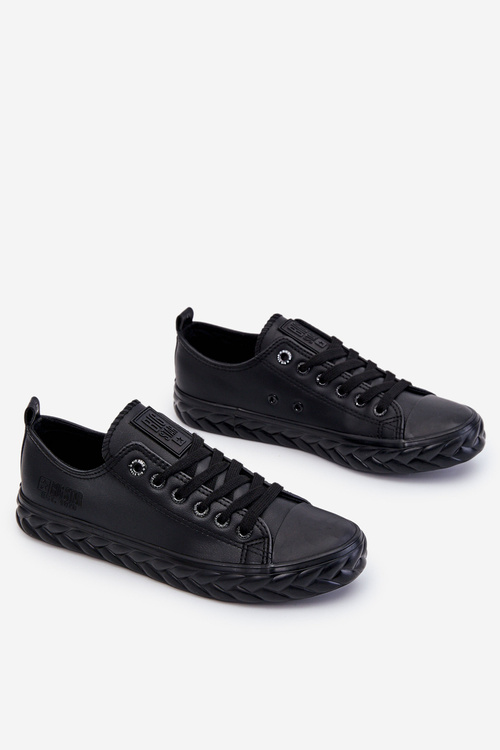 Dámske kožené tenisky Big Star LL274402 Čierna