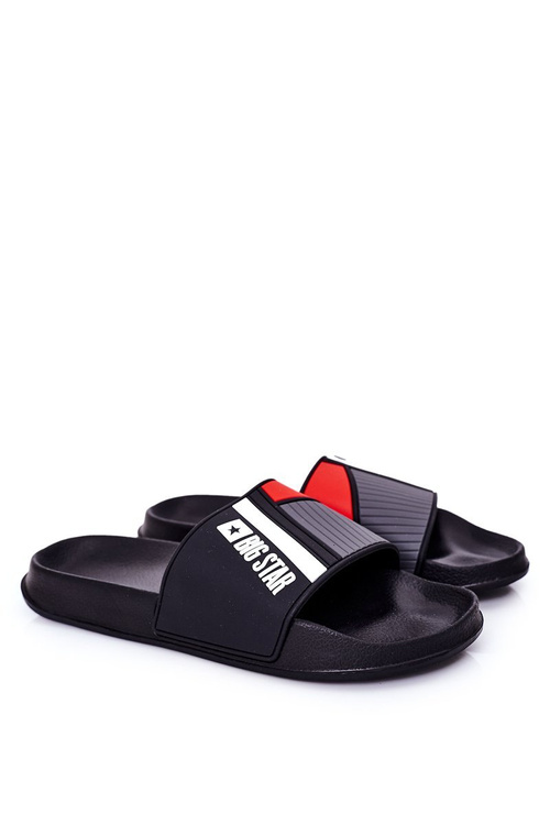 Pánské Nazouváky Big Star HH174836 Černé