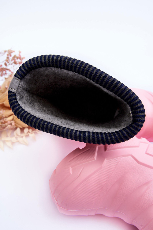 Dětské Oteplené Galosy Befado 162Y307 Růžové