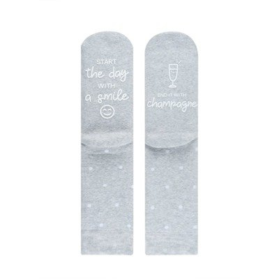 Dámske ponožky Soxo „Začnite deň s úsmevom“