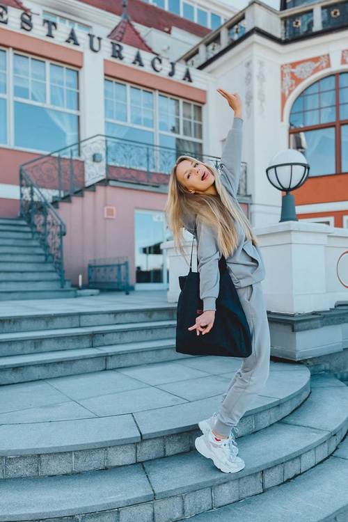 Dámské Tenisky Memory Foam Big Star HH274255 Bílé-Fialové