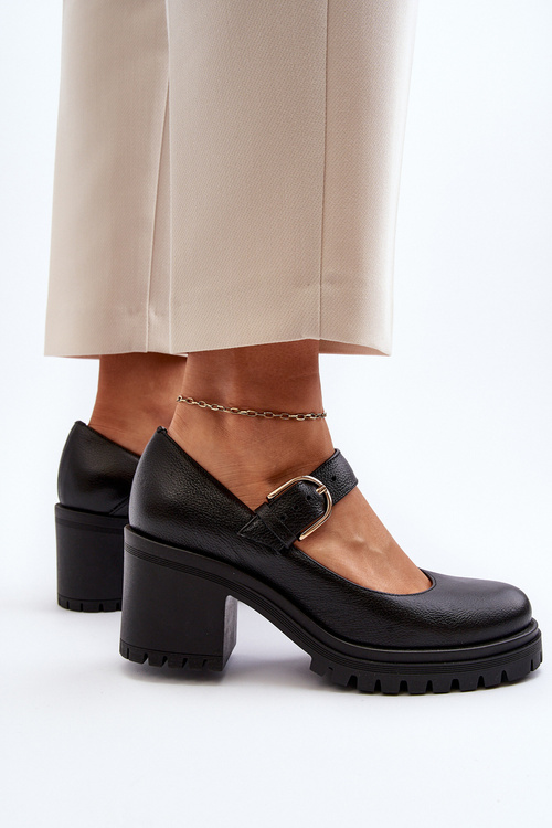 Zazoo 20166 Kožené topánky Čierne