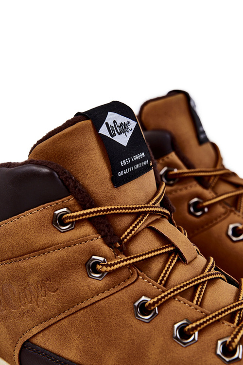 Pánské zateplené boty Lee Cooper LCJ-22-01-1390 Velbloud