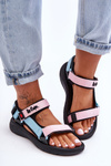 Dámske športové sandále Lee Cooper LCW-23-34-1688L Pink-Blue