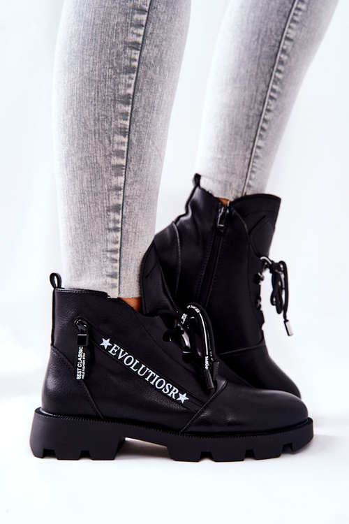 Boty S Fleecovou Podšívkou Sergio Leone černé TR740