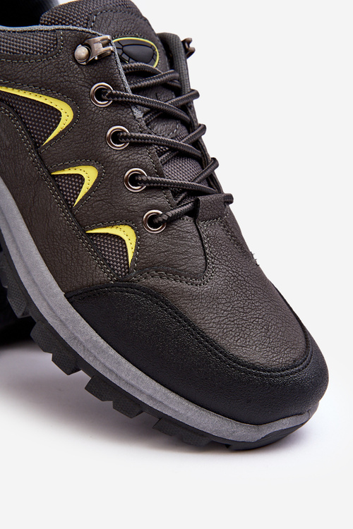 Mužské sportovní trekové boty šedé Ibarina