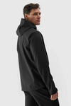 Pánska Softshell Bunda S Kapucňou 4F Čierna 4FWAW24TSOFM283-20S