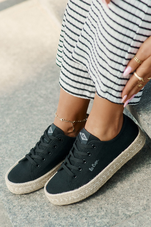 Dámské Tenisky S Pletením Lee Cooper LCW-25-44-3216 Černé