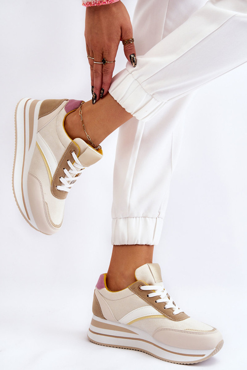 Hermain Béžová športová topánky