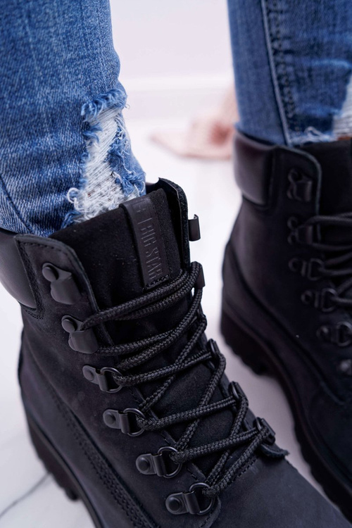 Dámska veľká hviezda Black EE274033 topánky