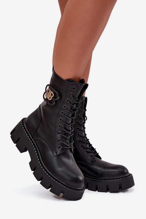 Zateplené workery dámské s ozdobou Černé Melisse