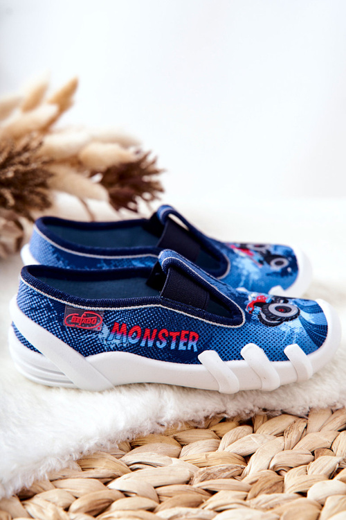 Boty Befado slip-on 290X217 Modrá