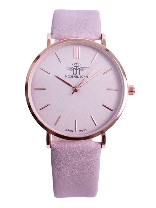 Dámské Hodinky Michael John Florence 40mm Pink Strap