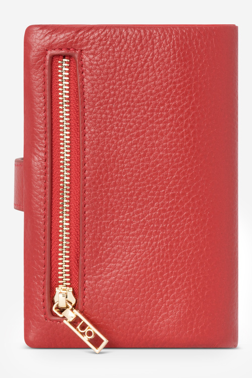 Dámská Malá Peněženka Z Přírodní Kůže Nobo NPUR-LR110-C005 Červená