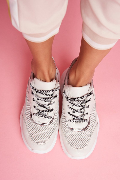 Dámská Sportovní Obuv Hadí Šedá Giselle