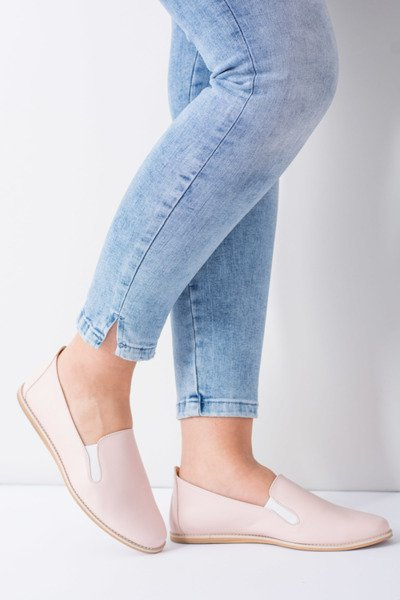 Pink Pastel Women's Leather Ballerinas Fresca