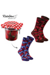 Duhové Ponožky Borůvky Jahody Ve Sklenici 2 Párů