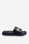 Pánska klasická veľká hviezda LL174457 Black Flip -flops