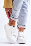 Pohodlné tenisky na platformě Lee Cooper LCW-23-31-1806L bílá
