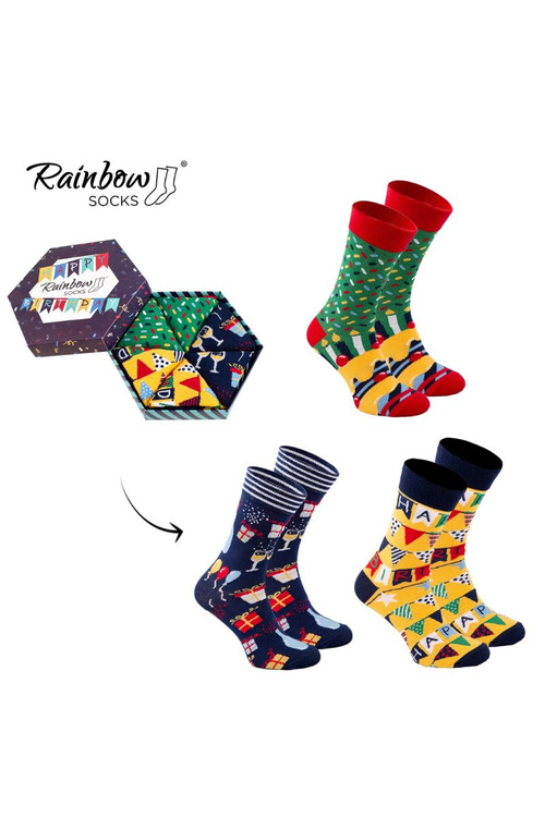Duhové Ponožky Na Narozeniny 3 Páry