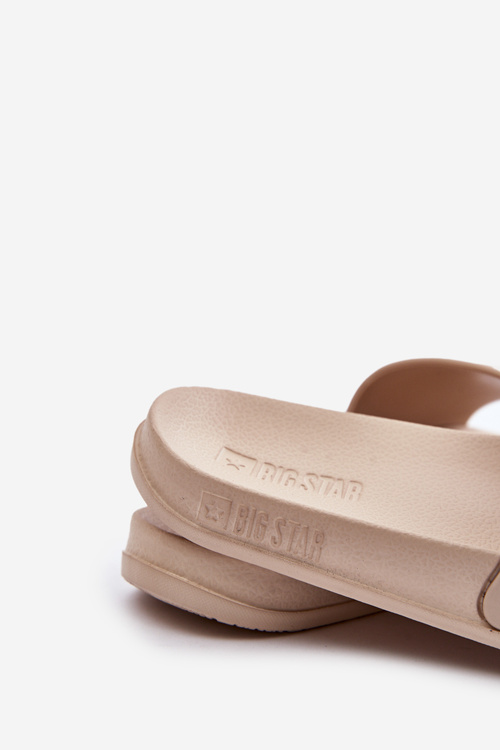 Lehké Dámské Pantofle Big Star OO274035 Béžové