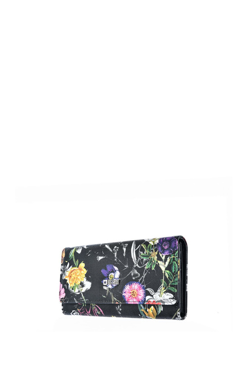 Dámská Velká peněženka Flowers Big Star JJ674015 Černá