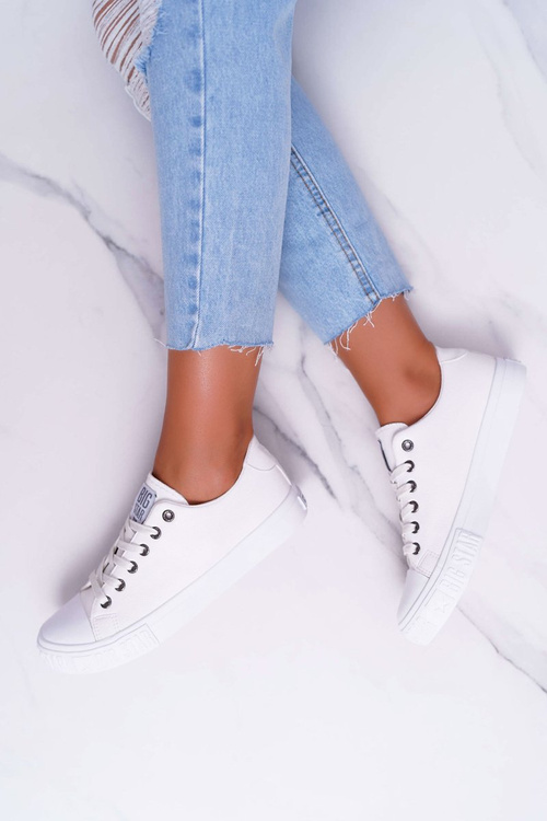 Dámska veľká hviezda Białe EE274248 tenisky